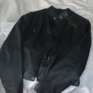 PERFECT CONDITION LEATHER JACKET NEW LOOK BRAND